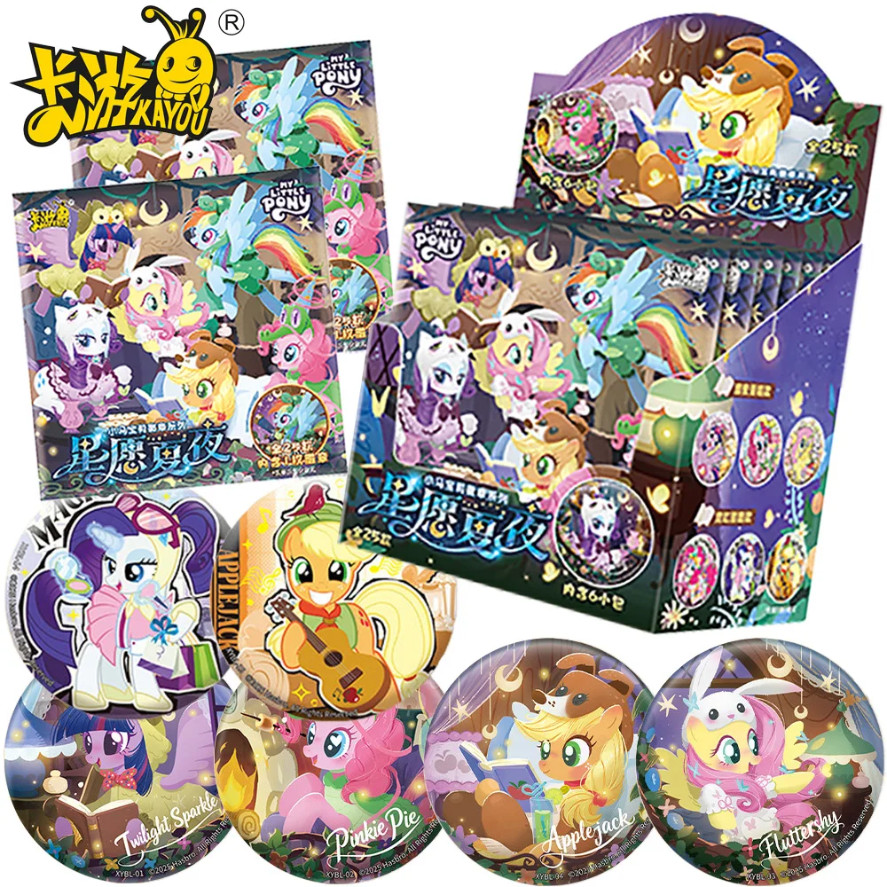 Nowe, oryginalne zabawki KAYOU My Little Pony, uroczy protagonista Twilight Sparkle, kreatywne przypinki, kolekcja dla dzieci, zabawne prezenty dla rodziny.