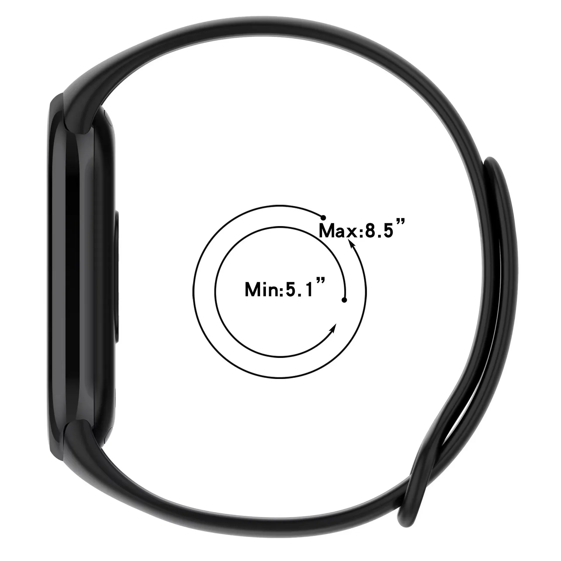 Strap For Mi band 8 xiaomi 8 NFC Bracelet Sport Belt Silicone Replacement Smartwatch Bracelet Watchband Xiaomi Mi Band 8 Strap