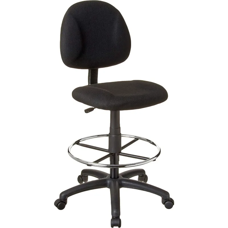 Ergonomic Works Drafting Chair without Arms in Black