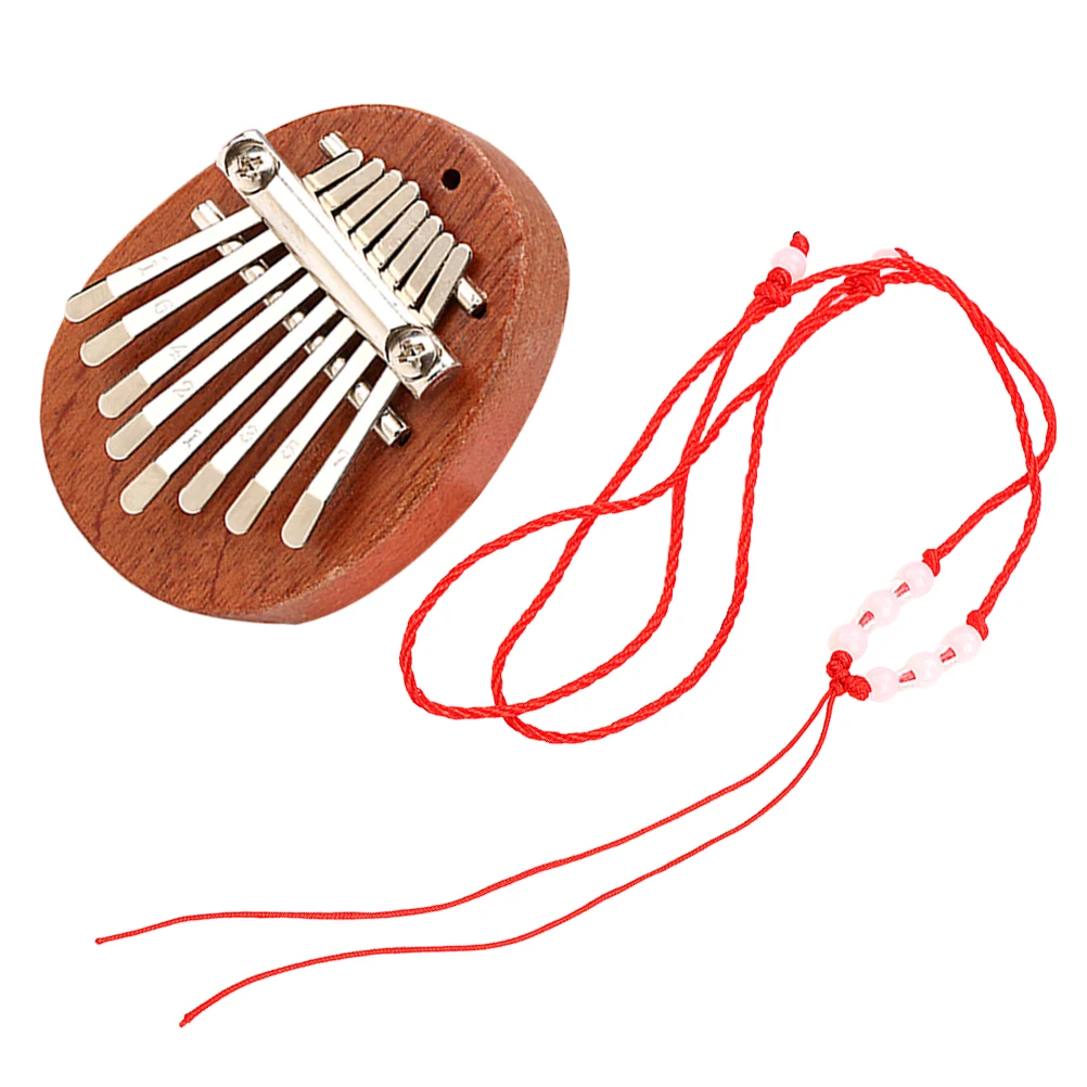 

Wooden Finger Piano Music Instrument Mini Musical Kalimba Small Portable Thumb