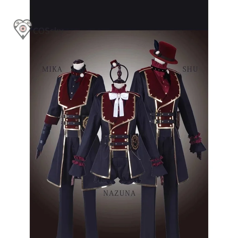 

Аниме ансамбль со звездами Валькирия Нито Назуна, театр, модная элегантная униформа, карнавальный костюм, женский костюм на Хэллоуин