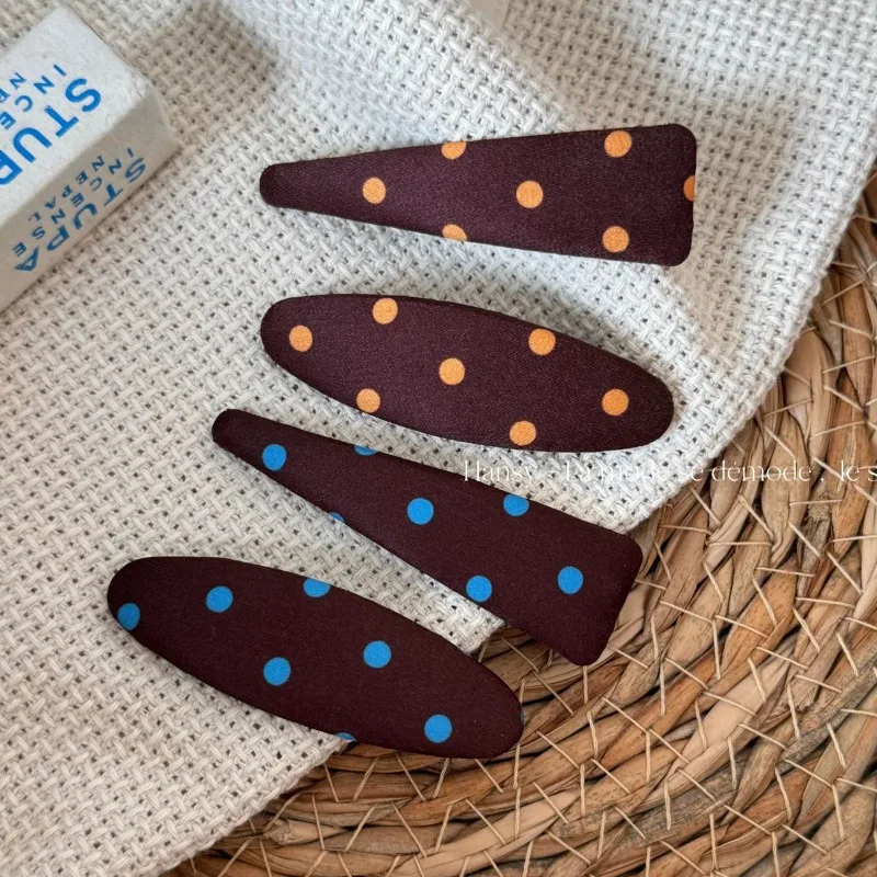 K-style oval triangle wave dot hairpin side cute hairpin fashion makeup bb clip bangs clip hairpin hair accessories