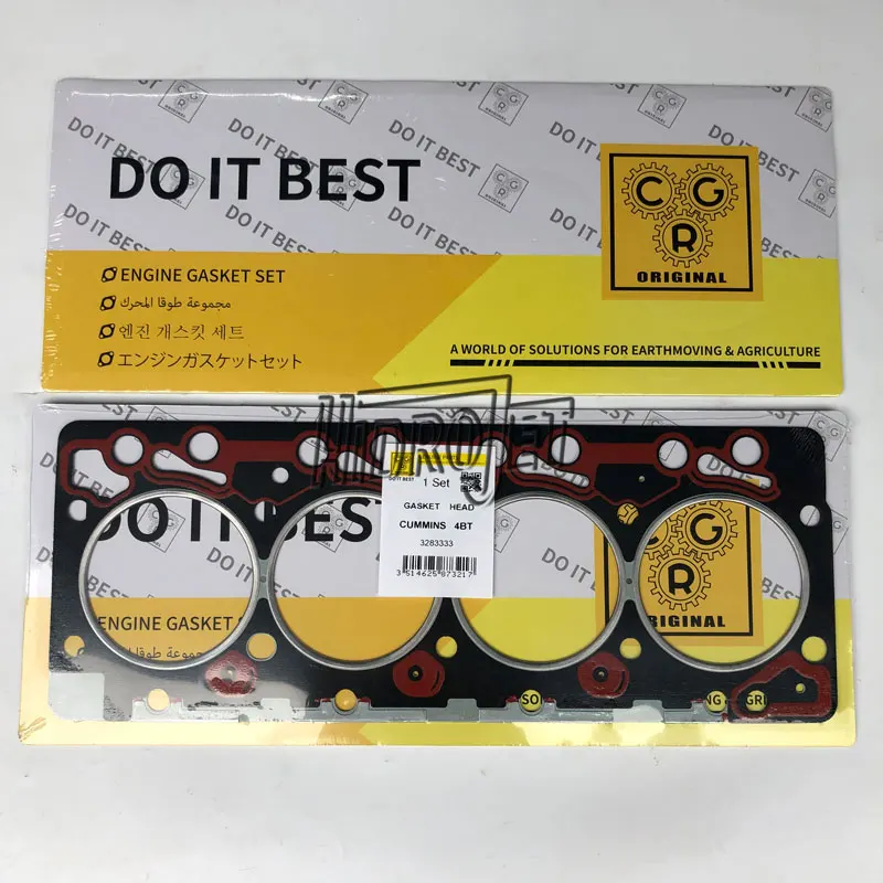 

Wholesale HIGH QUALITY Cylinder Head Gasket 3283333 for cummins 4D102 4BT Excavator Parts Excavator Accessory