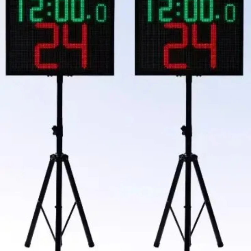 24-second Scoreboard(Screen 2pcs 60*52*11cm,2*Tripod,package-72x57x27cm-18KG/90x32x20cm-6kg)
