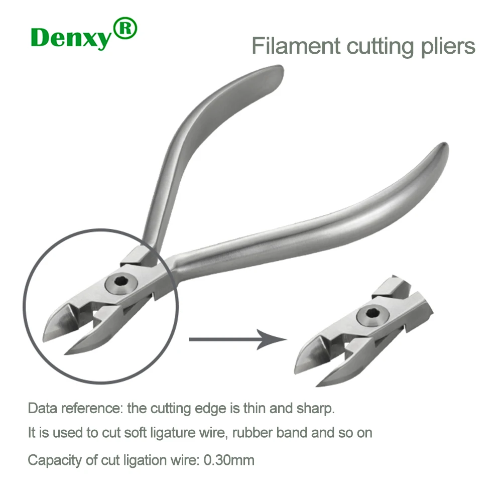 Denxy Dental Orthodontic Plier High Quality Stainless Steel And Imported Alloy Material Ortho Plier Tools Dentist Lab Forcep