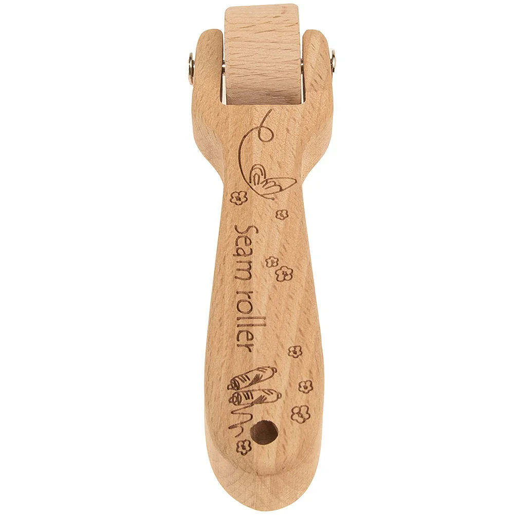 Rolos de costura acolchoados alça ergonômica roda de pressão de costura para papel de parede adesivo ferramenta de alisamento roda de rolamento manual