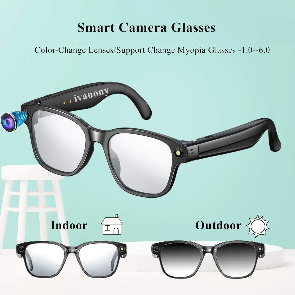 Smart Glasses Bluet… - image
