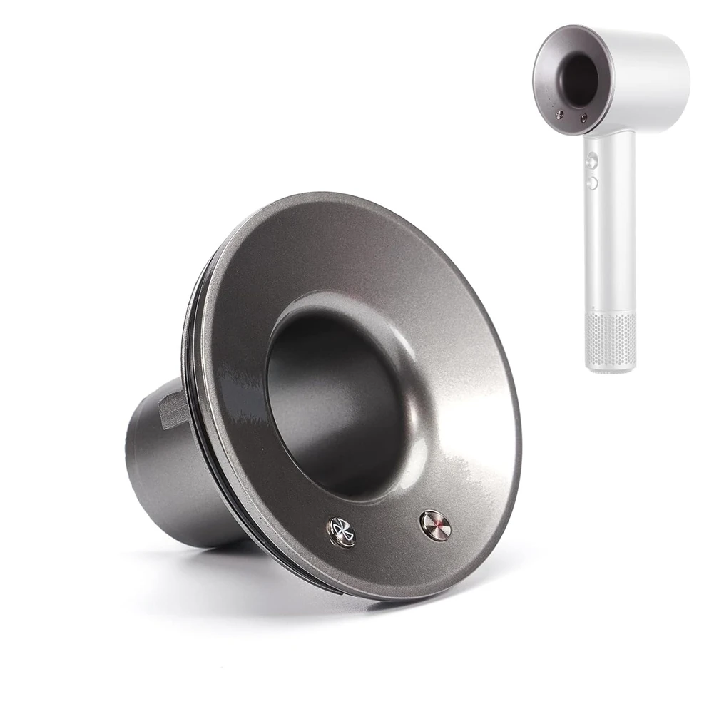 Front Cover Replacement For Dyson Supersonic HD01 HD02 HD03 HD07 HD08 Hair Dryers- Front Baffle Shell Board Attachment Silver