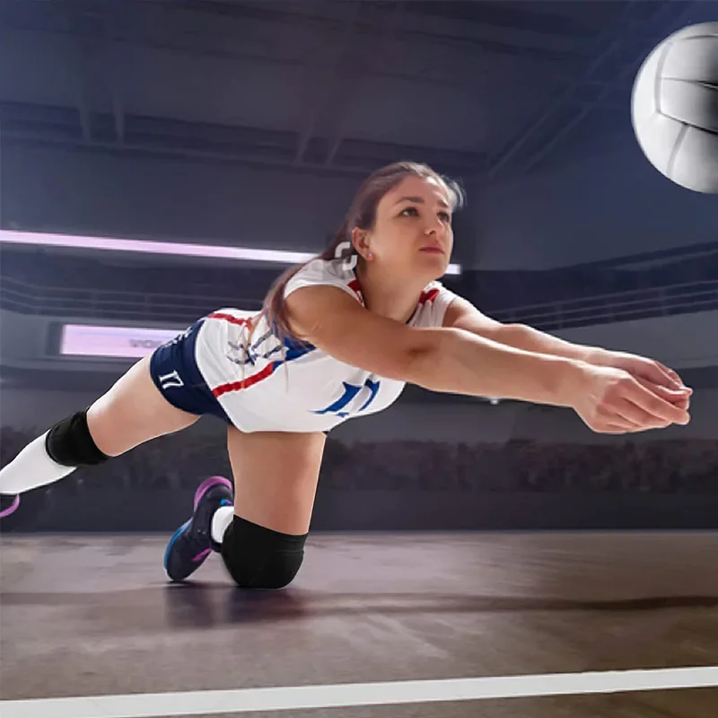 WorthWhile Tanz-Knieschoner für Volleyball Yoga Damen Kinder Herren Patella-Stütze EVA-Knieschoner – Detail 7