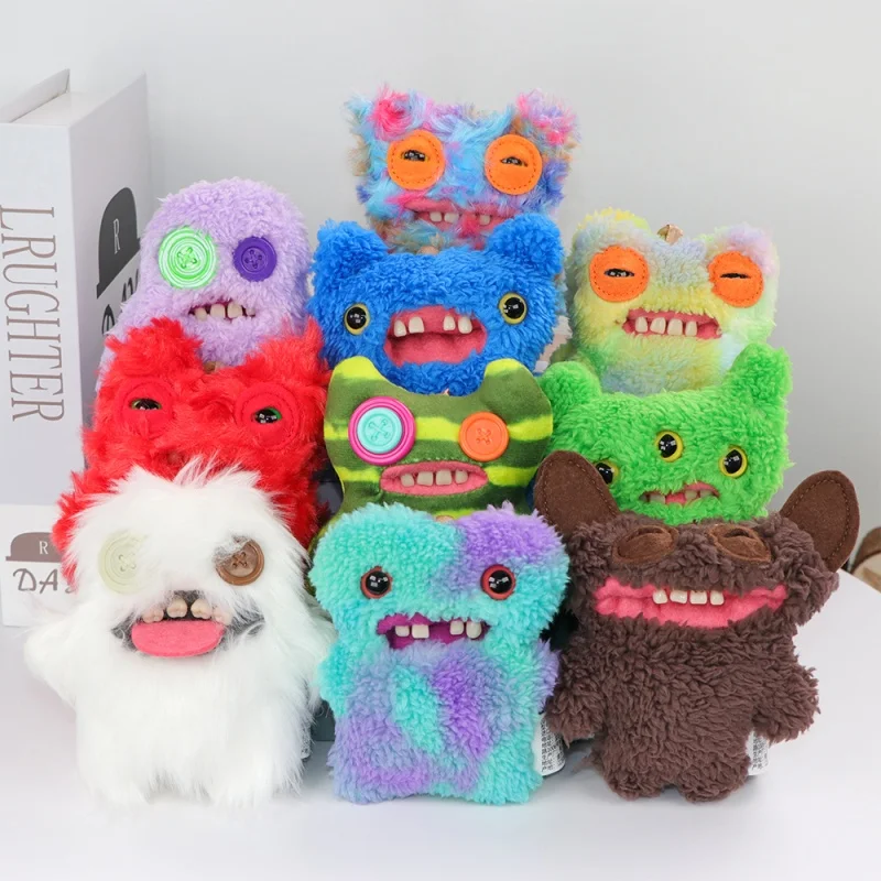 Original Fuggler Funny Ugly Monster Plush Toys Pendants Kawaii Teeth Monsters Fugguler Cute Peluche Dolls Decoration Accessories