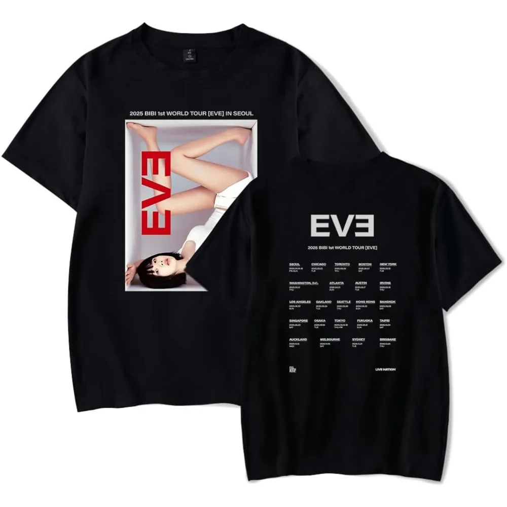 BiBi Singer Would Tour 2025 Short Sleeve Merch Tee Women Men Crewneck Fashion T-shirt Unisex Tops