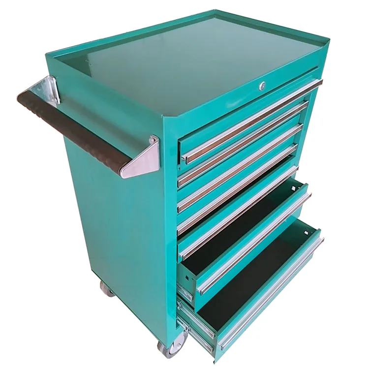 

Customized 7 Drawers Rolling Metal Tool Cabinet for Workshop Tool Storage Cabinet