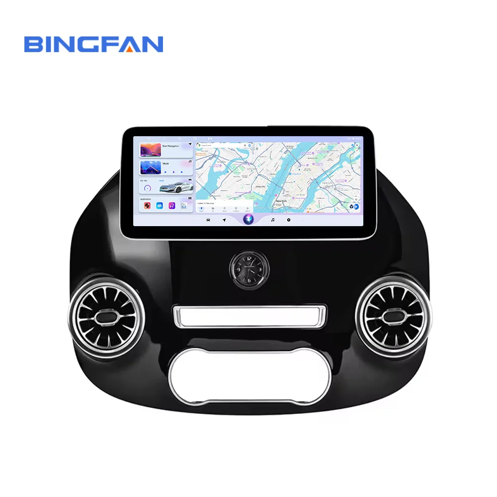 Qualcomm 12.3 Inch Car Audio Player DSP GPS Navigation Multimedia Octa Core Carplay For Mercedes-Benz Vito 2016-2021
