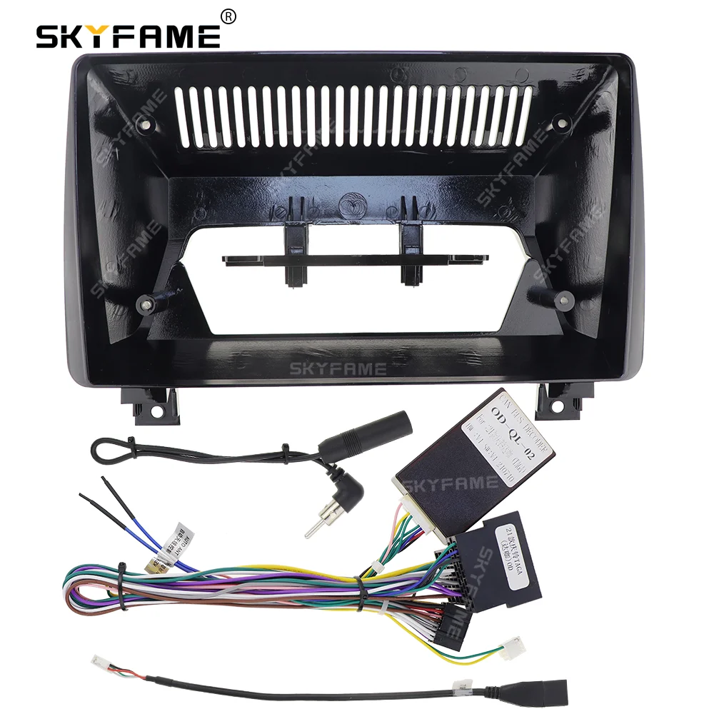 SKYFAME Car Fascia Frame Cable CANBUS For ISUZU Taga Qingling Taga 2021 Android Dashboard Kit Face Plate Frame Fascia