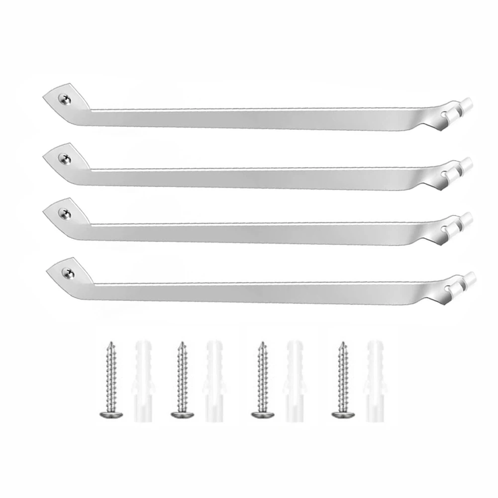 

43cm Wire Shelving Support Robust Shelving Support Clamps Adjustable Shelf Support Epoxy Coated Steel Flexible Setup