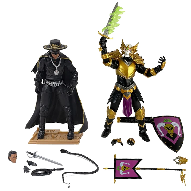 

Boss Fight Toys H.A.C.K.S King of Asperity/Zorro 4-дюймовая фигурка 1:18 Модель куклы ﻿