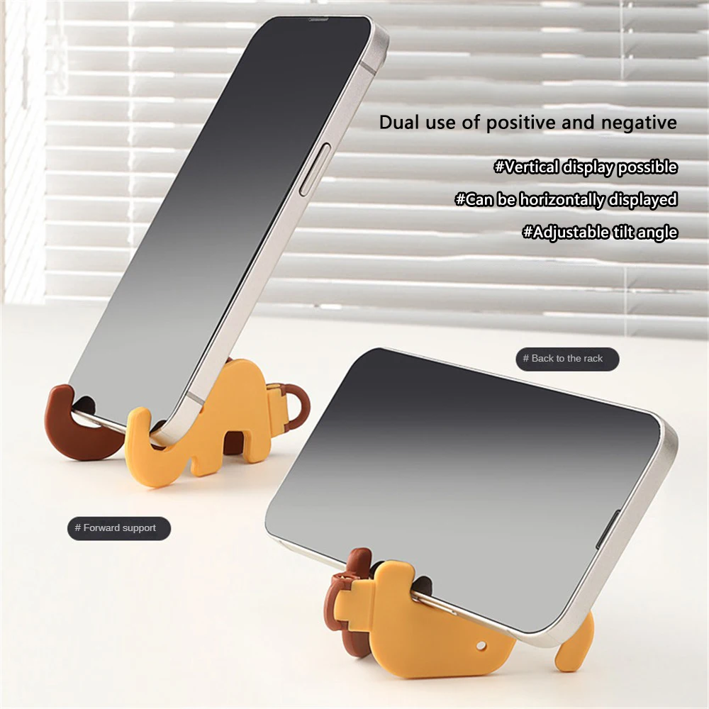 Desktop Stand Thin And Light Wear-resistant Rolling Invisible Support Stable And Fixed High Quality Material Cartoon Stand