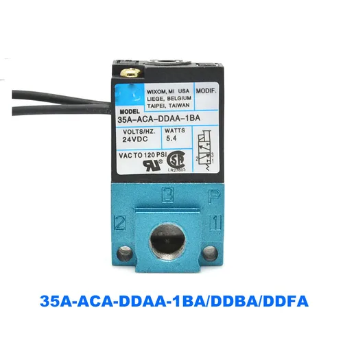 Imagen 2 del producto Válvula Solenoide neumática de alta frecuencia dispensadora de marcado MAC de 3 vías 35A-ACA-DDAA-1BA/DDBA/DDFA 1/8 rosca 12V 24V DC