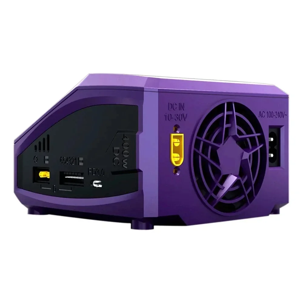 SkyRC Q200neo 4 canais AC 200W DC 400W 10A * 4 Carregador inteligente multifuncional para 1-6S Lipo LiHV LiFe LiIon 2-15S NiMH NICD Bateria