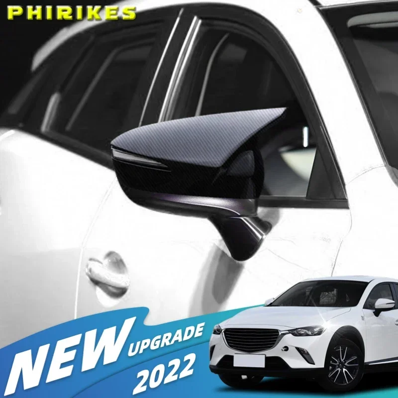 

Side Rearview Mirror Cover Cap Door Mirror Shell For Mazda CX-3 CX-4 CX-5 Accessories