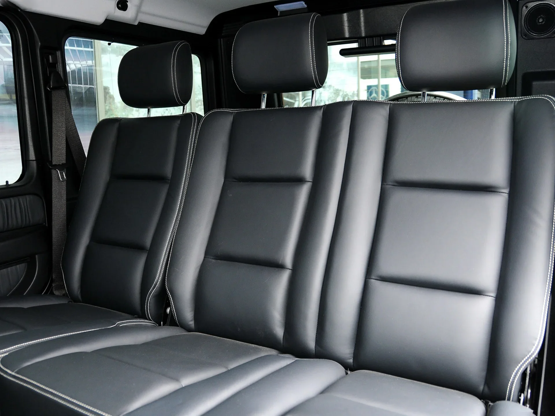 Spezieller Autositzbezug für Mercedes Benz G-Klasse G55 2009 2010 2011 2012, PU-Leder Sitzkissen-Schutz, Autositzbezüge – Detail 5