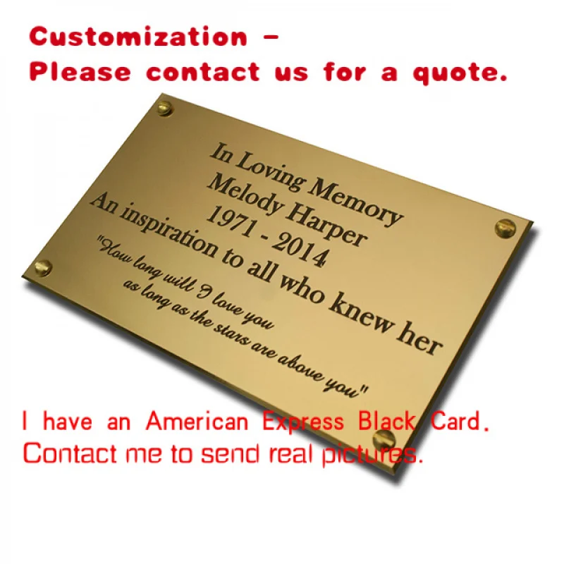 

custom.Customize Laser Engraved Blank Thick Brass Metal Card Metal Business Cards Laser Engraving
