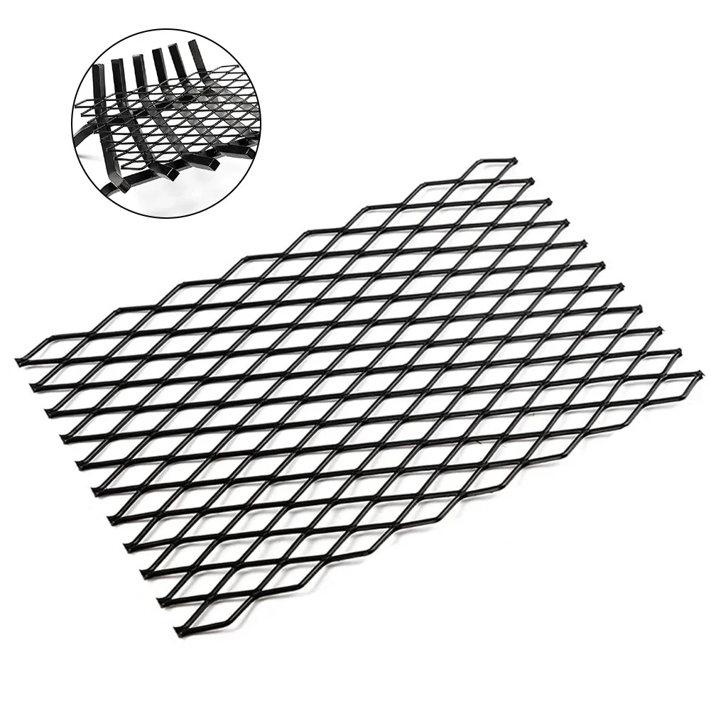 1pc Fireplace Grate Ember Retainer Mesh Heavy-Duty Steel Fireplace Ash Retainer Ash Holder For Fireplace Grates Heating Needs