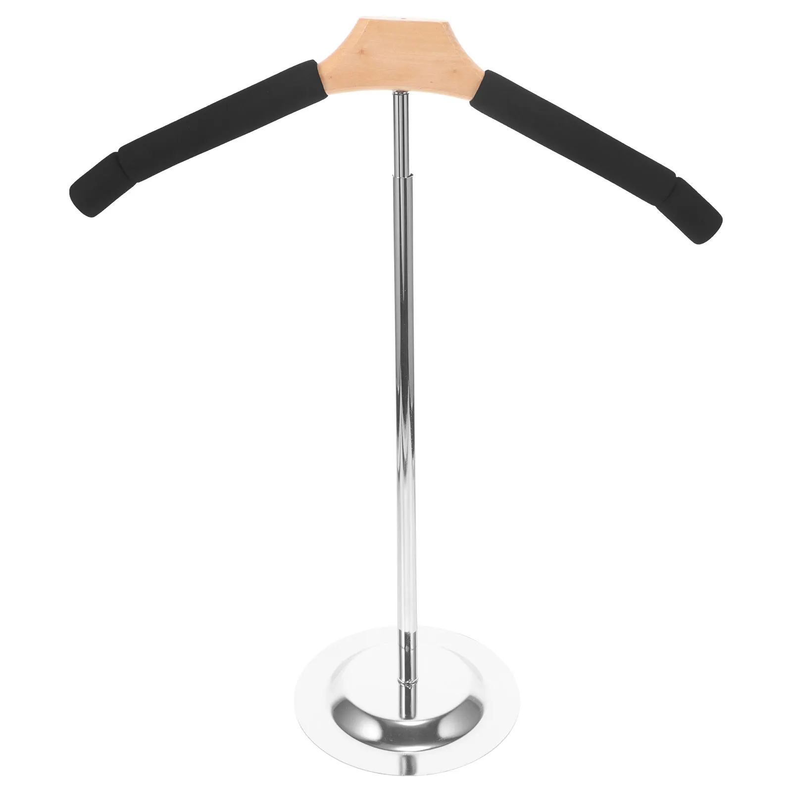 

TT Type Hanger Clothes Display Rack Stainless Steel Metal Foam Shirts T Shirts Coats Storage Wardrobe Home Office Living