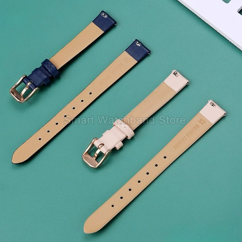 Se adapta a la muñeca, accesorios de reloj de cuero auténtico para mujer, correa de reloj Swarovski 5158517 5295326 5295358 5484373 5484067 5519226