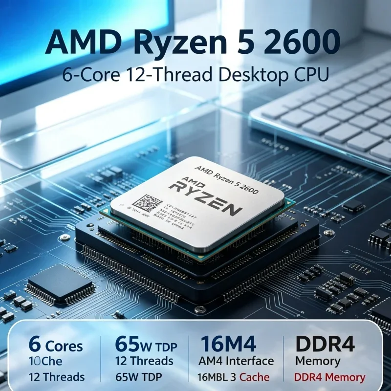 amd-ryzen-5-2600-cpu-34ghz-6-core-12-thread-socket-am4-processor-65w-16mb-cache-gaming-desktop-lot