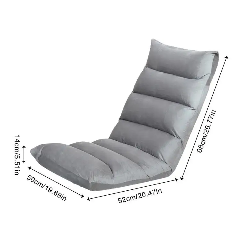 Adjustable Comfort Floor Folding Sofa Chair For Home Living Room Furniture Modern Foldable Japanese Floor Chair Lazy Couch Sofa