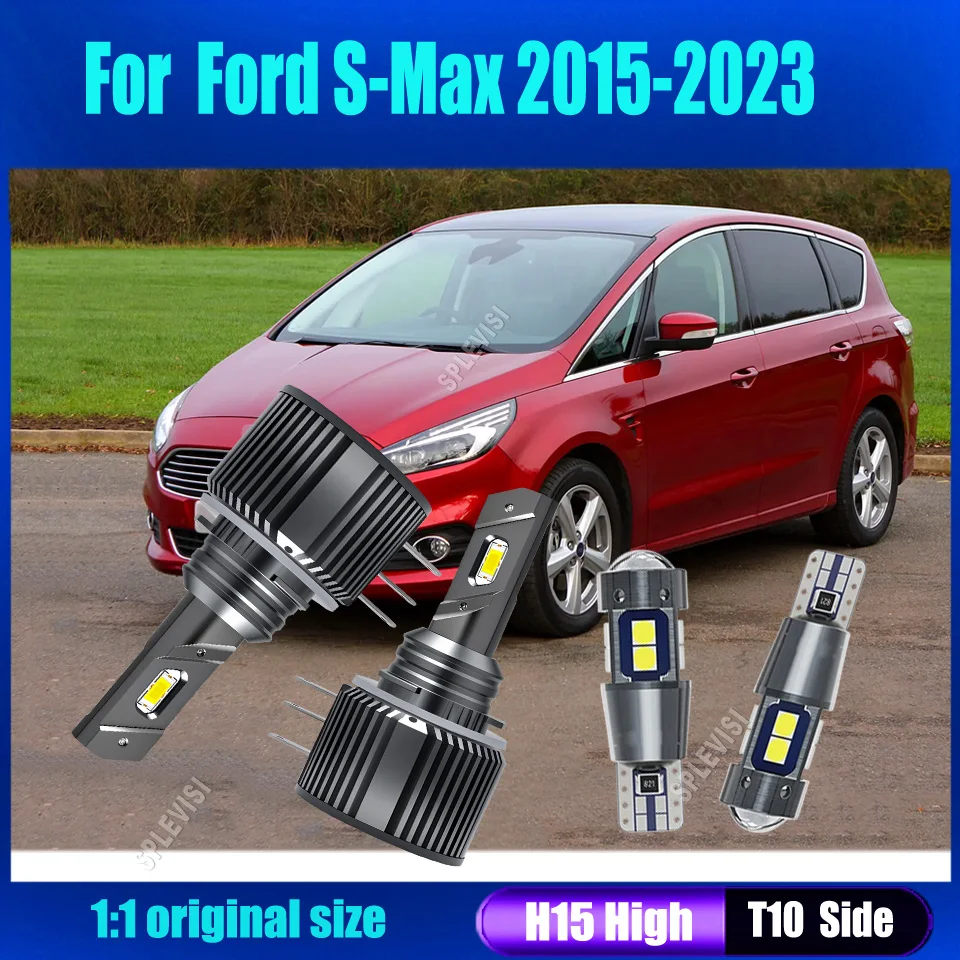 

2025 Upgraded Canbus Error Free Plug & Play H15 LED Hi Bulb Headlamp For Ford S-Max 2015 2016 2017 2018 2019 2020 2021 2022 2023