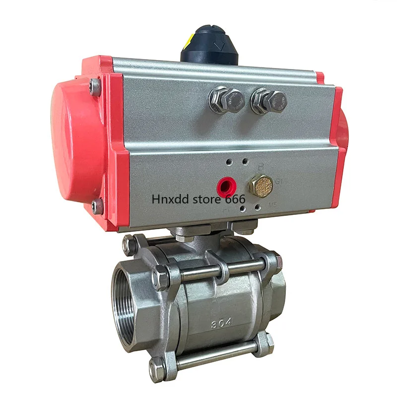 Pneumatic ball valve Pneumatic thread buckle ball valve Quick cut off valve internal thread