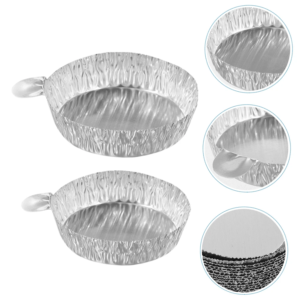 

50pcs Aluminum Foil Weighing Dishes Large Capacity Disposable Trays For Powder Liquid Measuring Lab Kitchen Use