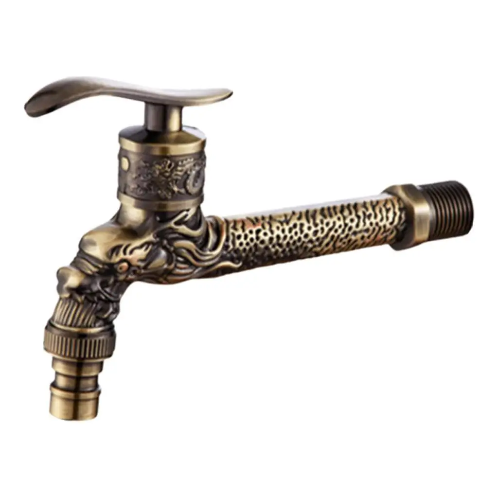 

Настенное крепление из цинкового сплава, кран для воды, открытый сад, патрубок, кухня, декор для отеля, золотой