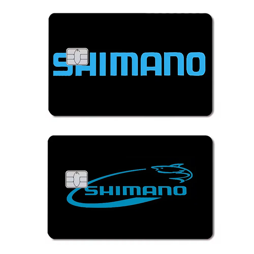 S-Shimano Stickers For Debit Credit Card Spend Or Save Shell On Off Ultra Thin No Fade Sticker Skin Cover Film
