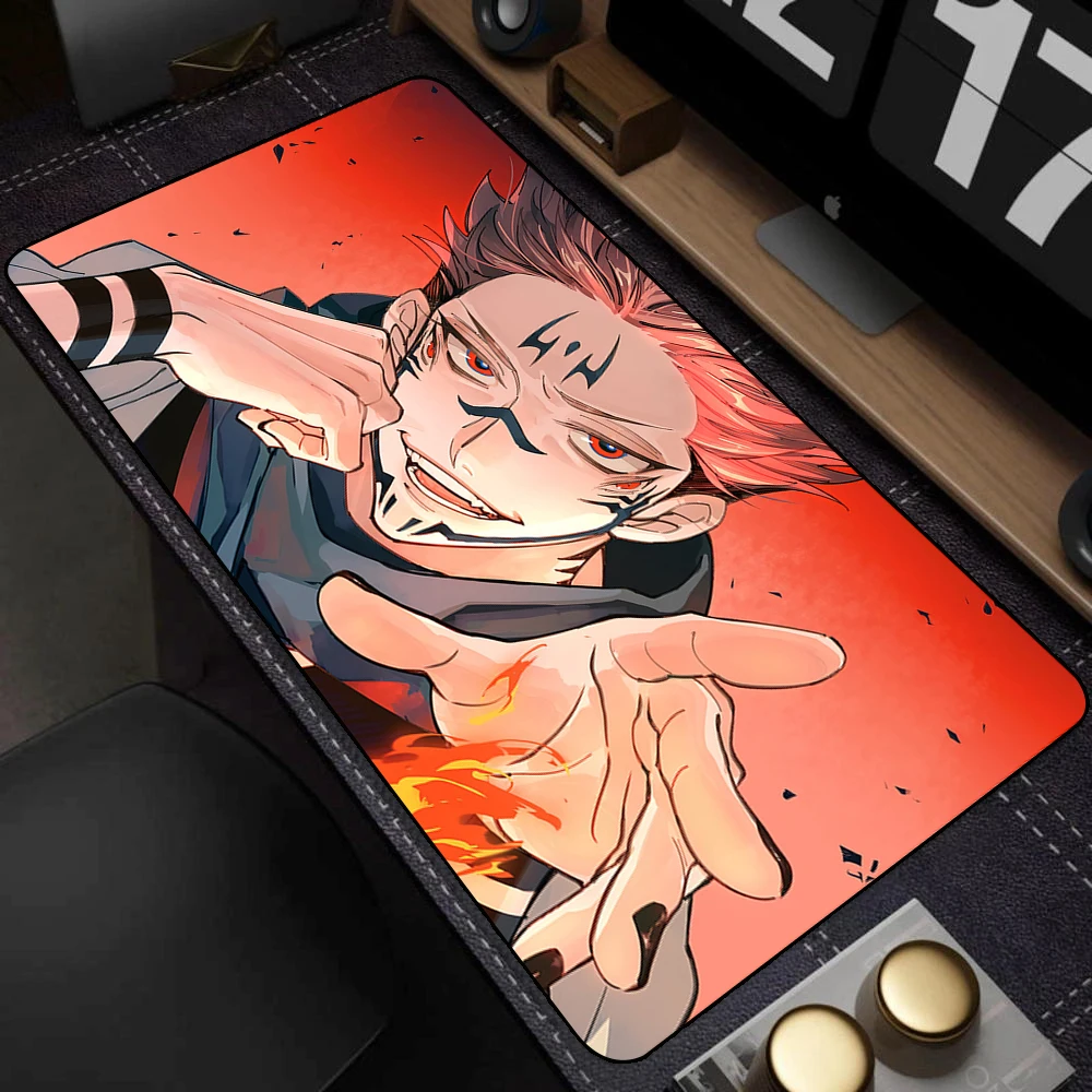 Jujutsu Kaisen Mouse Pad Anime Gojo Satoru Large Gaming Mousepad Gamer Company tastiera Mouse Mats tappeto Computer Desk Mat