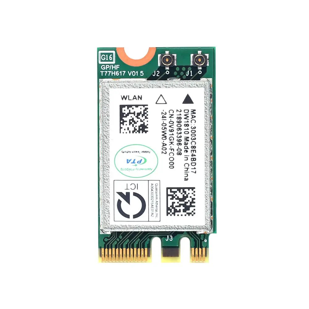 Qualcomm Atheros QCA9377 Tarjeta WiFi NGFF 802.11ac Bluetooth 4.1 - imagen 4