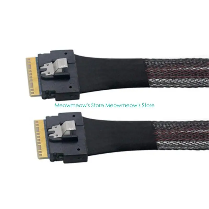 W91A 24G Internal Slimsas SFF-8654 ke SFF-8654 8i Cable SAS4.0 SFF-8654 8I