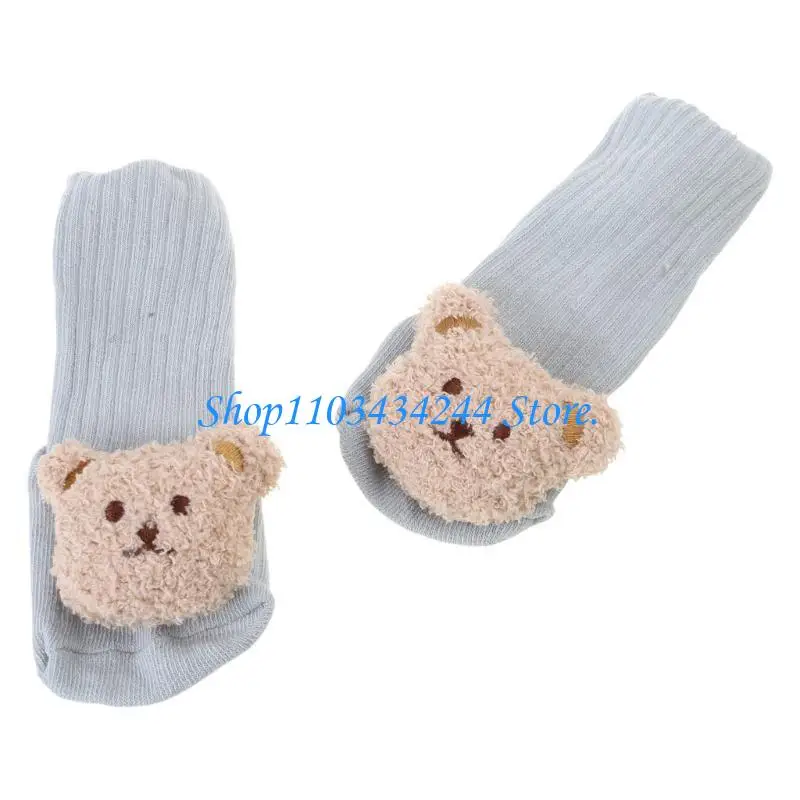  Antislip Baby Floor Socks Knee Socks Prewalker Shoes Stretch Learning Socks