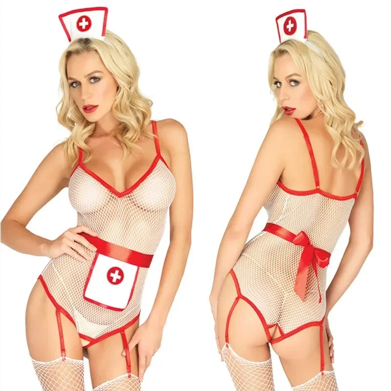 Nolia Lingerie Babydoll Maid Uniform Costume Role Play Exotic Apparel Sexy Underwear Cosplay Dress Sex Ladies Bi 5d4; view 5