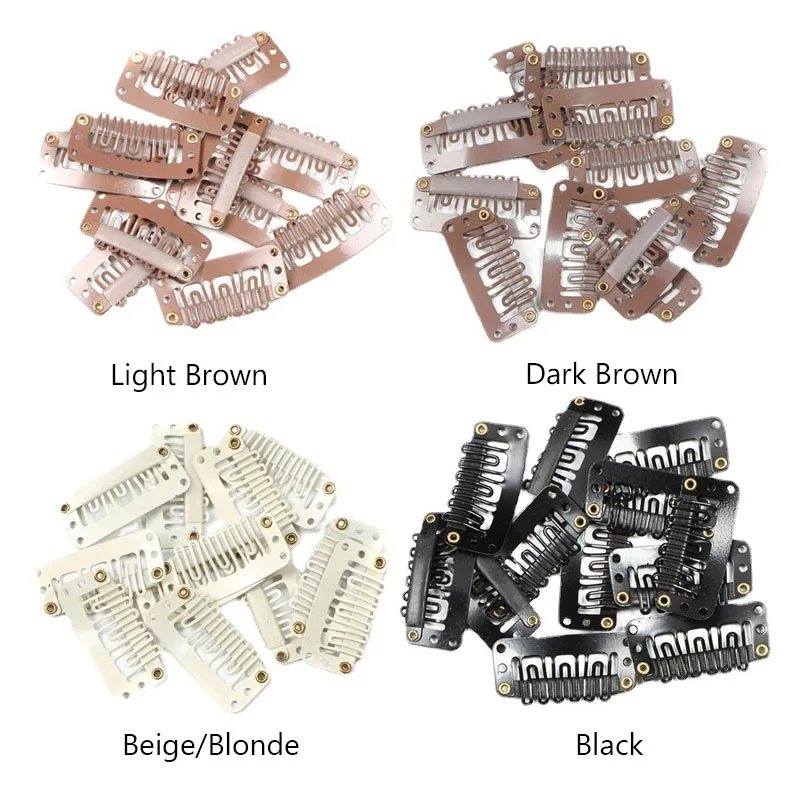 

50pcs U-Shape BB Snap Clips for Securing Women's Wigs Hair Extensions Clip for beret, knitted hat, fisherman hat, wig cap