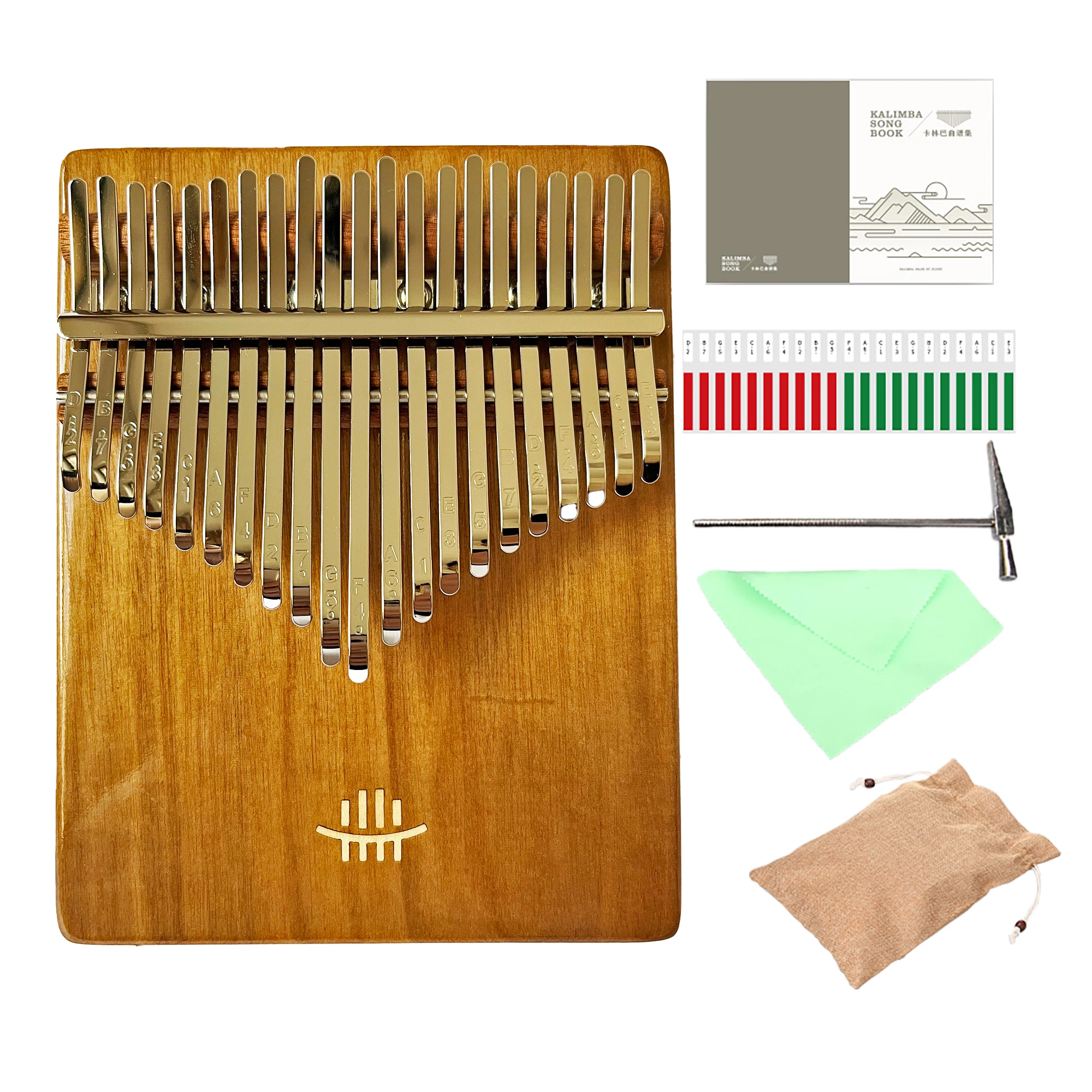 Hluru 17 مفتاح احترافي من خشب الورد كاليمبا 21 مفتاح مرنان الإبهام البيانو الجوز إصبع صندوق البيانو Mbira للمبتدئين 2028 #4
