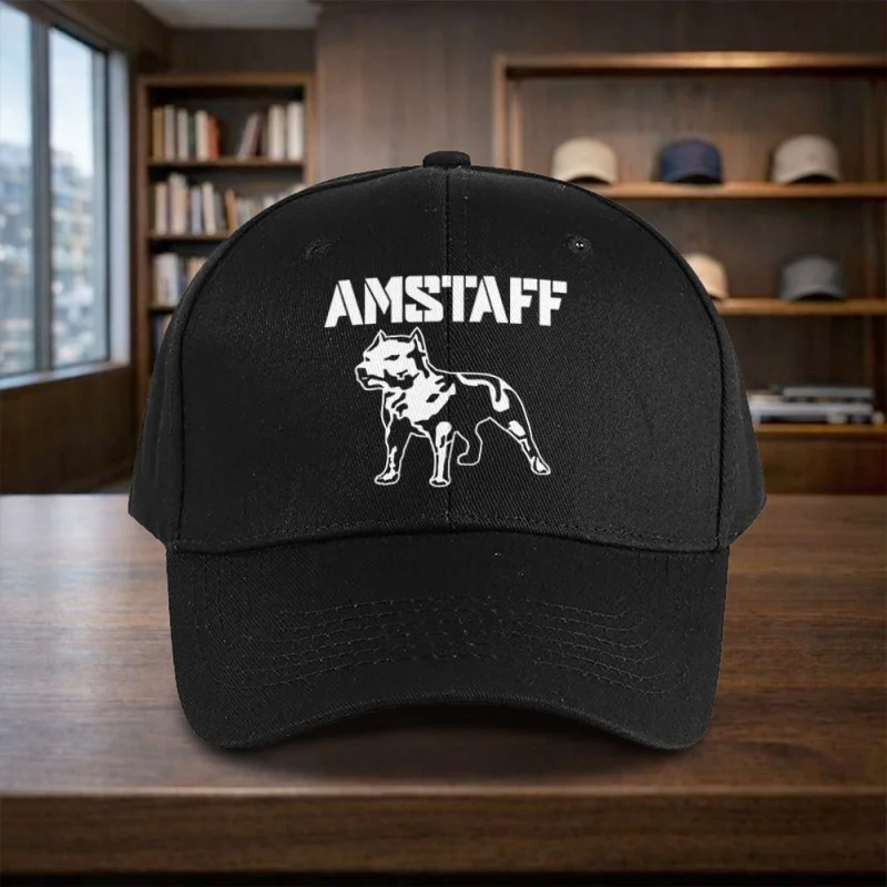 Бейсболка AMSTAFF с принтом, однотонная, унисекс, регулируемая, легкая, для вечеринок, дней рождения, модных мероприятий