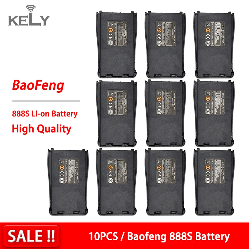 Baofeng Walkie Talkie BF-888S Battery BL-1 1500mAh BF-666S BF-C1 Compatible with BF-777S RT21/H777S/RT24V Two-way Radio Battery