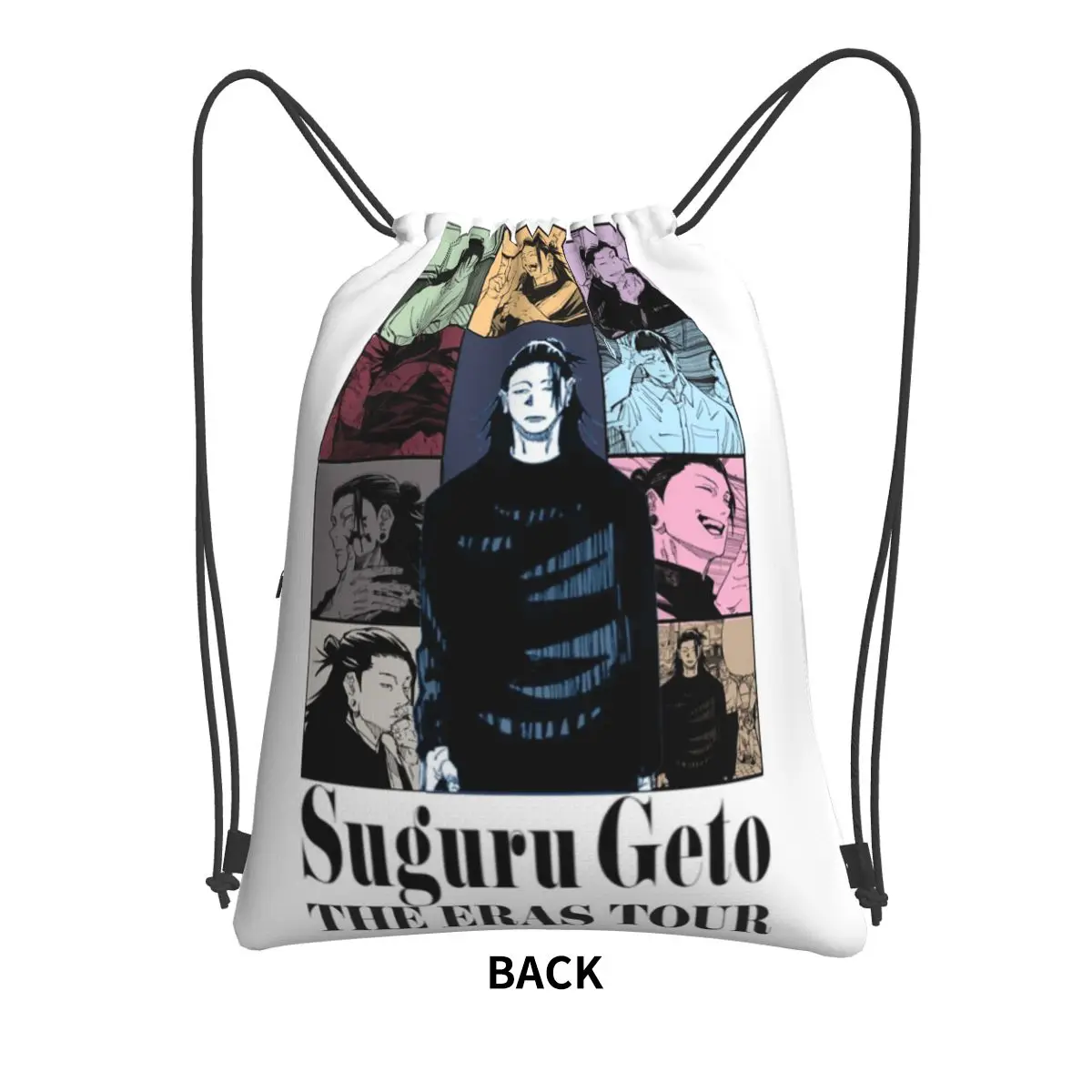 Jujutsu Kaisen Suguru Geto Anime Girl Dinner Backpacks Multi-function Drawstring Bags Sports Bag Book Bags for Man Woman School