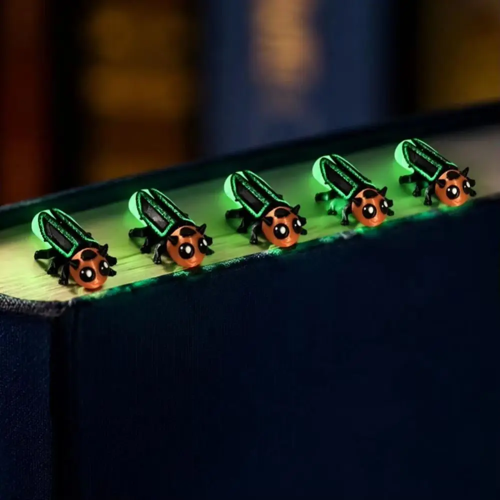 Durable Glow In The Dark Firefly Figurine Detailed Legs Translucent Abdomen Firefly Ornament Insect Figurine Table Decor