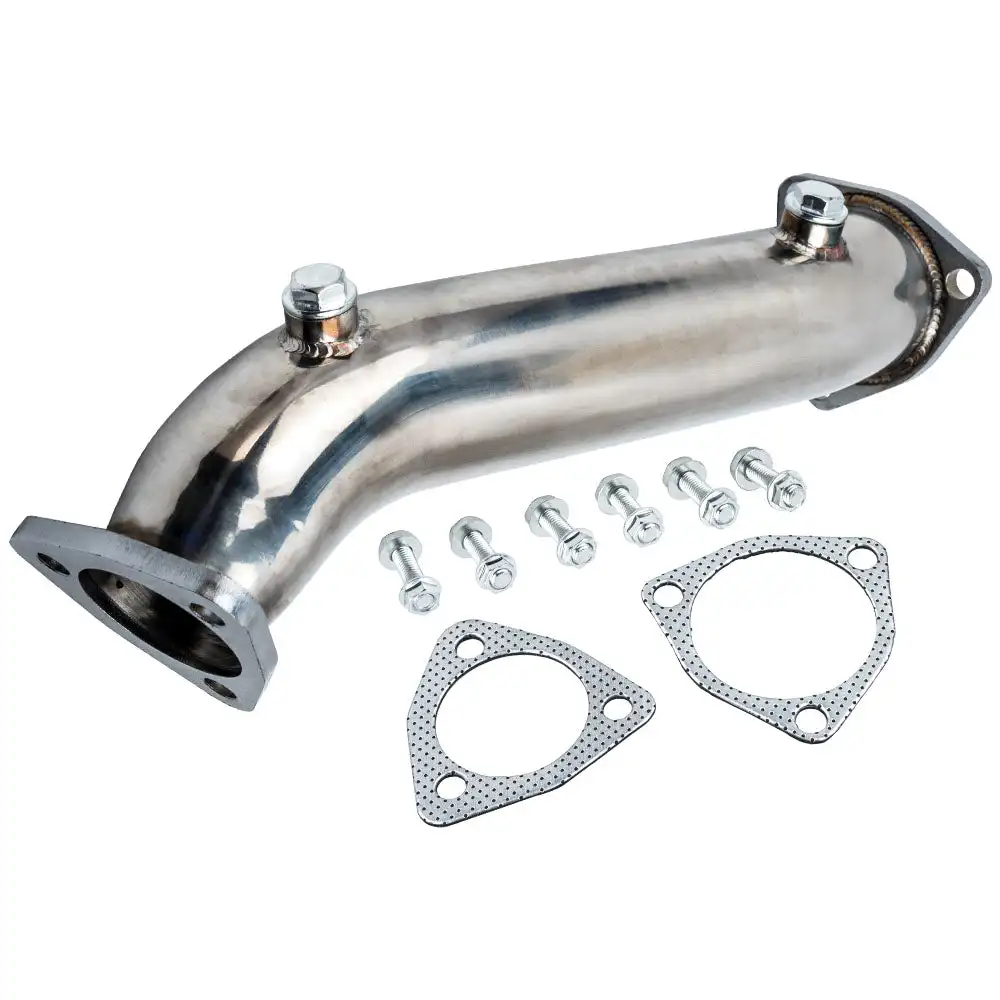 High Flow Downpipe Exhaust Converter Pipe for Audi A4 B5 B6 1997-2005 Passat 1.8T