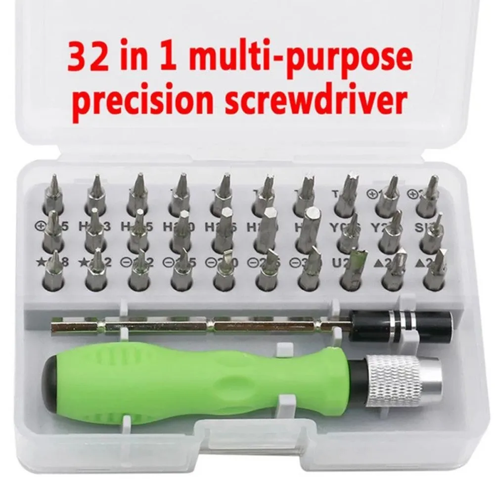 Tool Repair 32 In 1 Screwdriver Set Precision Mini Magnetic Screwdriver Bits Kit Phone Mobile For IPad Camera Maintenance