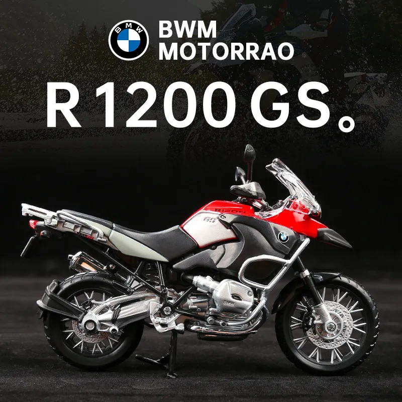 

Genuine Maisto Cars Toys For Collector Motorcycle BMW R1200 GS Toy Model Simulation Alloy Locomotive Racing Figure Ornament Coll